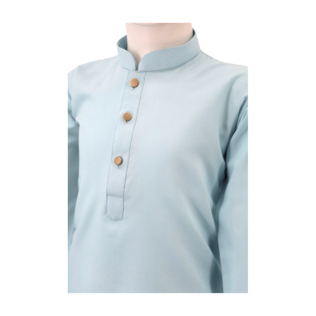 Spa Blue Kurta Kids