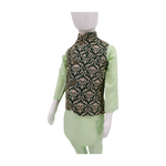 Load image into Gallery viewer, Joon Embroidery Green Koti Set Kids
