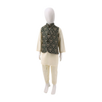 Load image into Gallery viewer, Joon Embroidery Green Koti Set Kids
