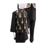 Load image into Gallery viewer, Black and Gold Koti Set Kids
