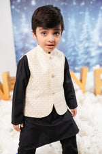 Load image into Gallery viewer, Classic Black Kurta Kids
