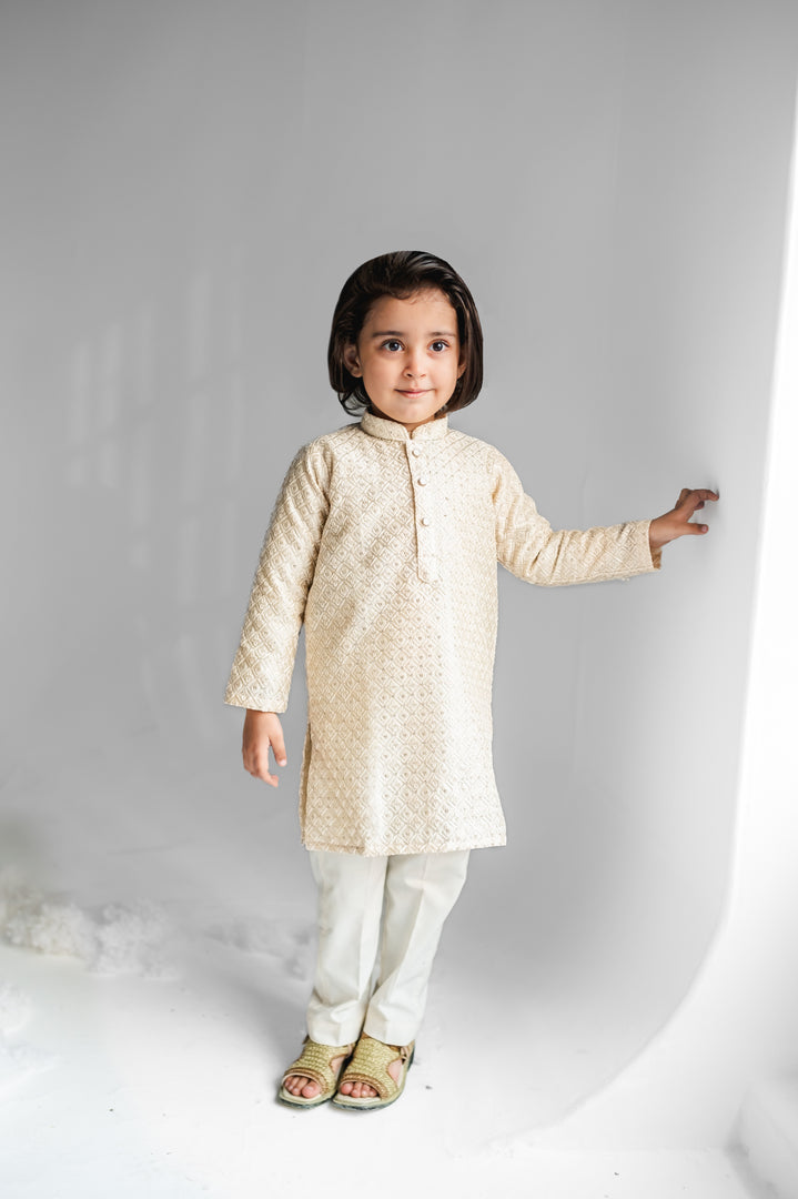 Ivory Mesori Kurta Kids