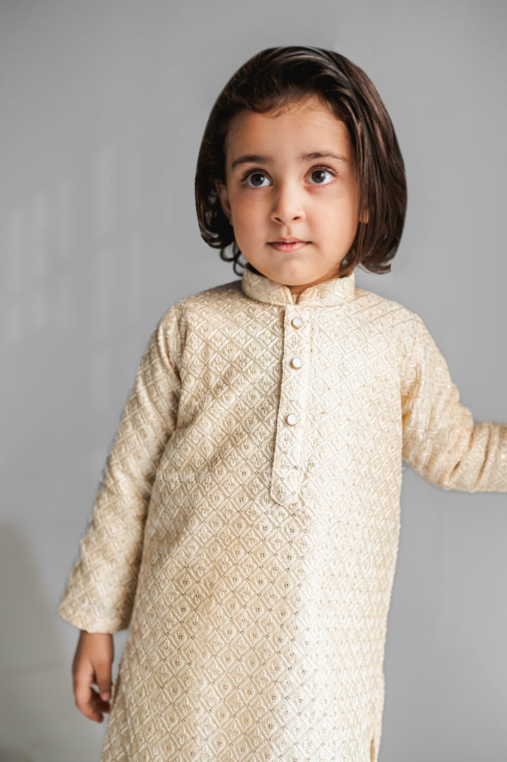 Ivory Mesori Kurta Kids