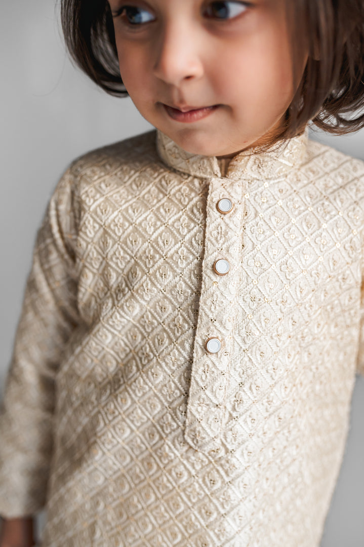 Ivory Mesori Kurta Kids