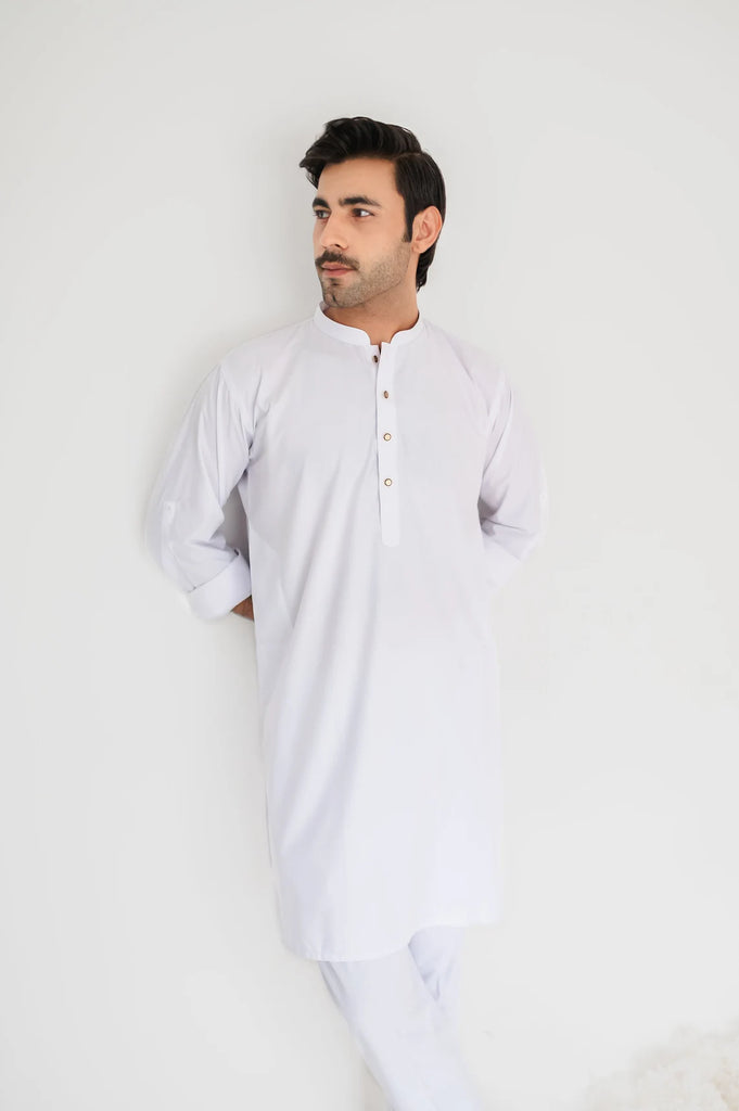 White Kurta Classic