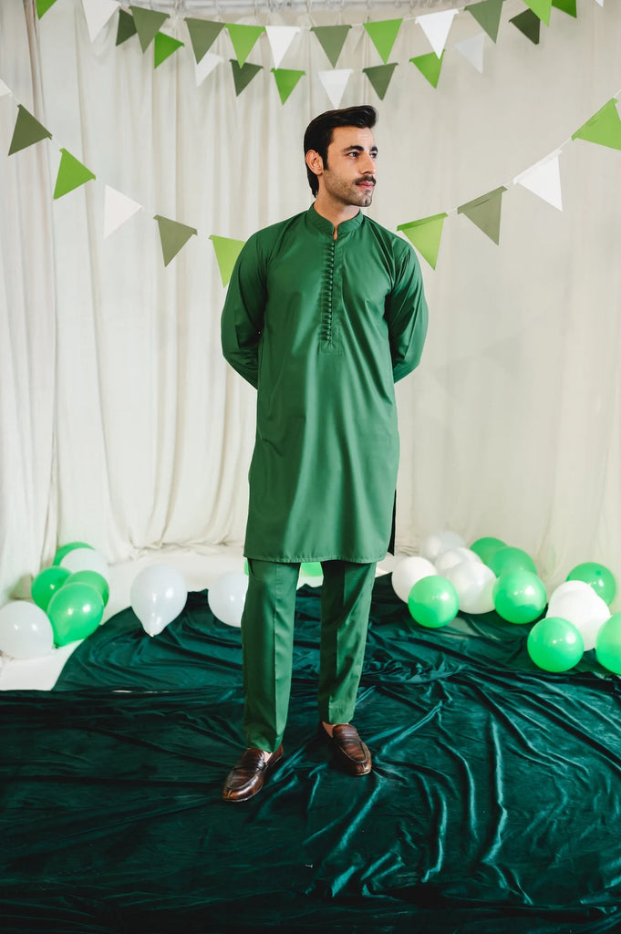 Pesto Green Kurta