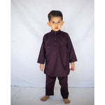 Load image into Gallery viewer, Classic Plum Kurta Kids
