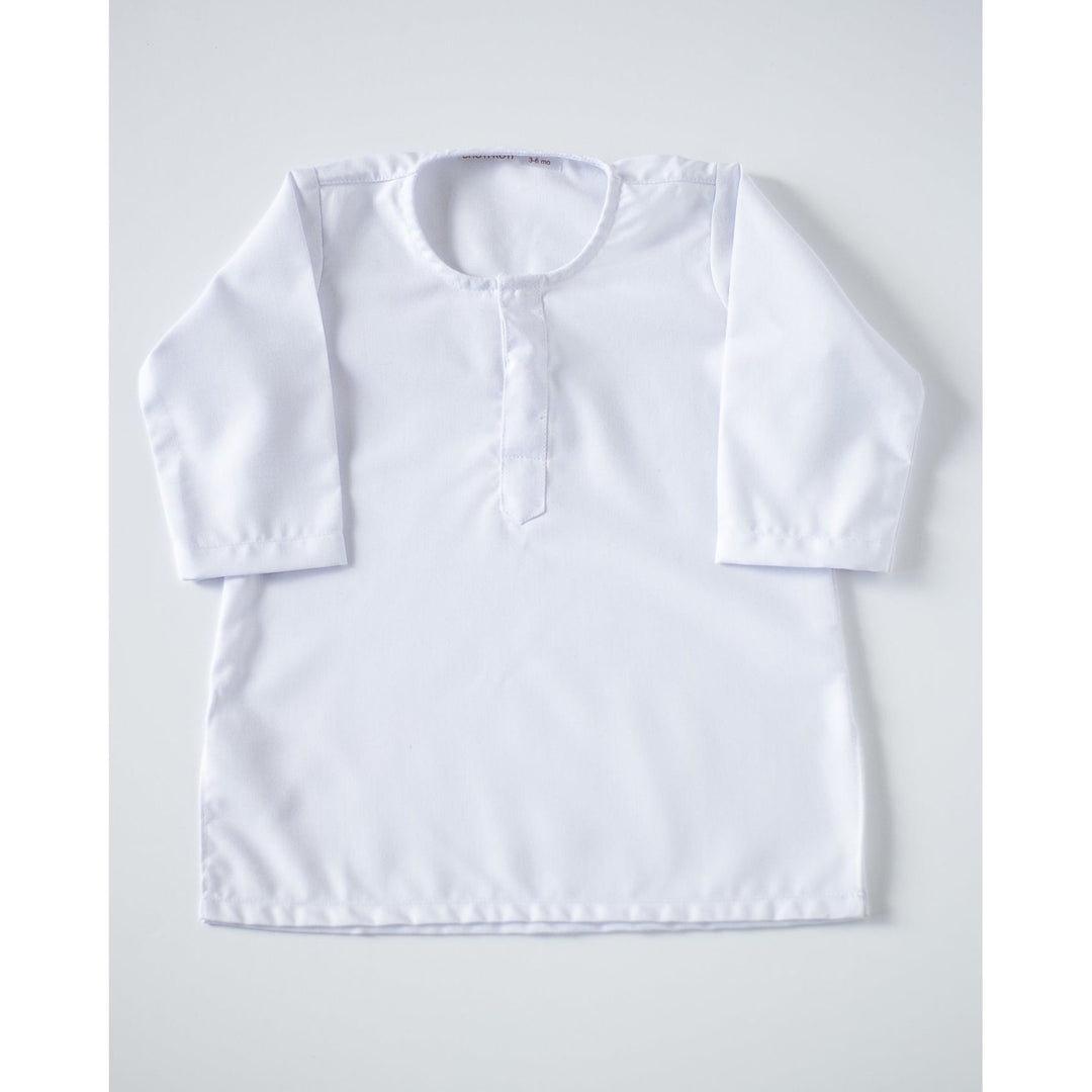 Classic White Kurta Kids