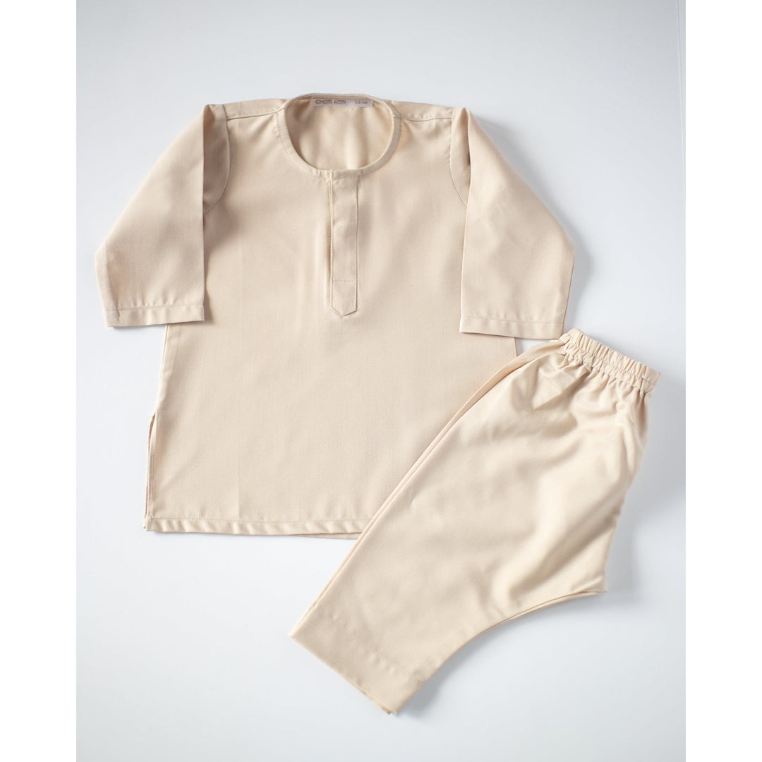 Classic Tan Kurta Kids