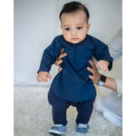 Load image into Gallery viewer, Classic Navy Kurta Kids
