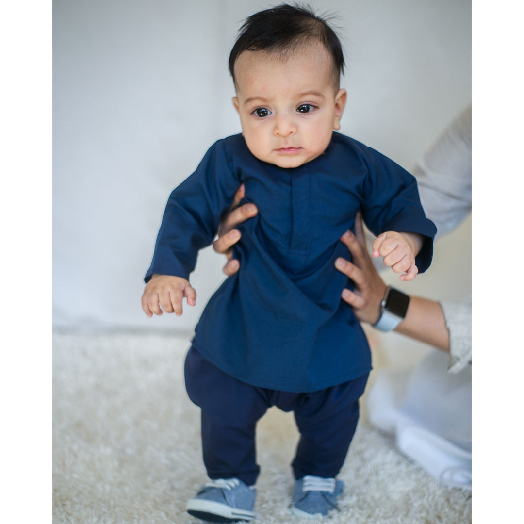 Classic Navy Kurta Kids